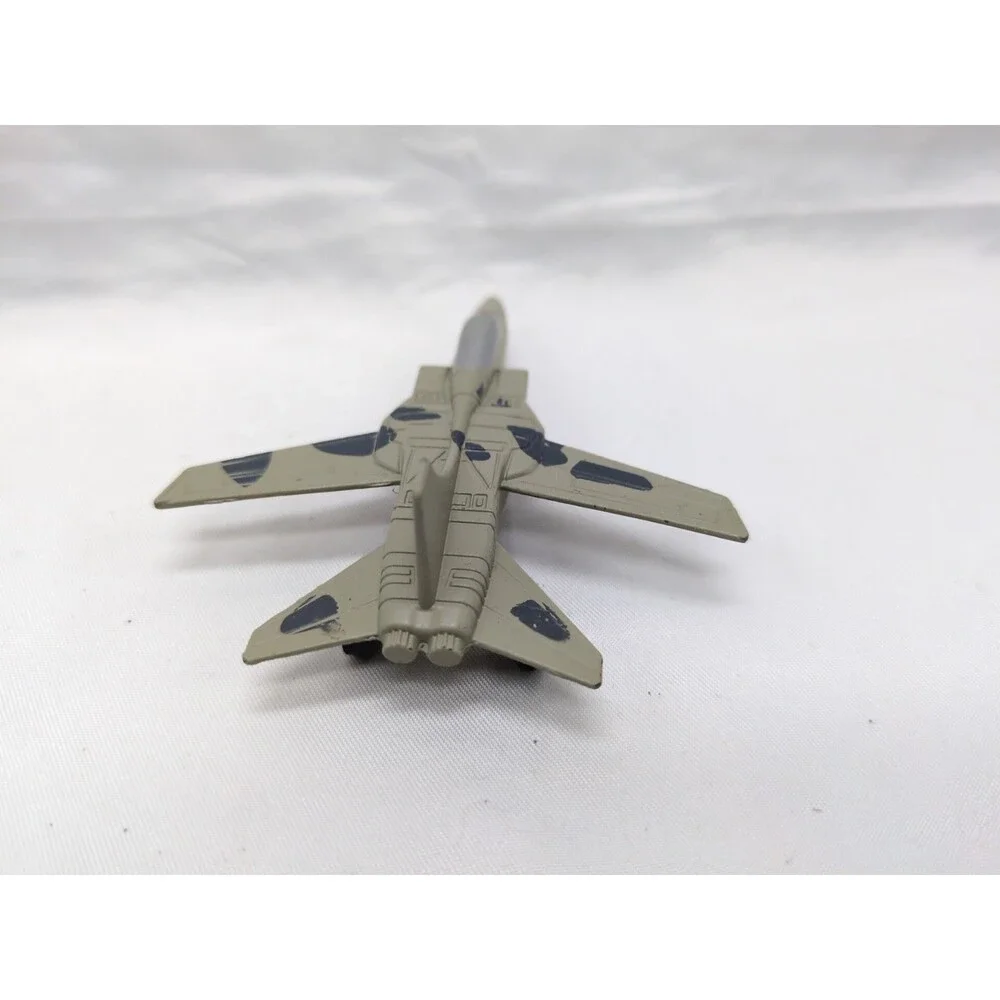 Vintage Green Camo Diecast Military Fighter Plane 3